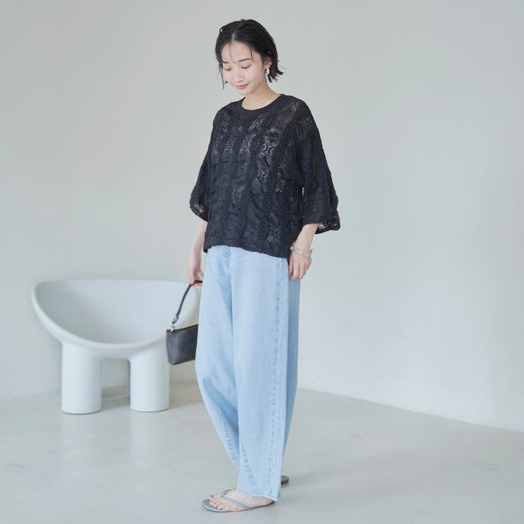 レースライクカットソードロストTシャツ | coen【women】 | 詳細画像12 