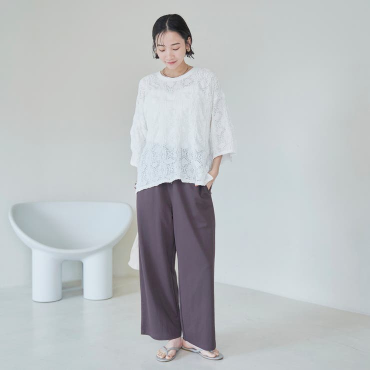 レースライクカットソードロストTシャツ | coen【women】 | 詳細画像5 