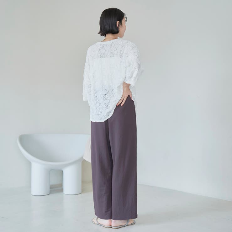 レースライクカットソードロストTシャツ | coen【women】 | 詳細画像6 