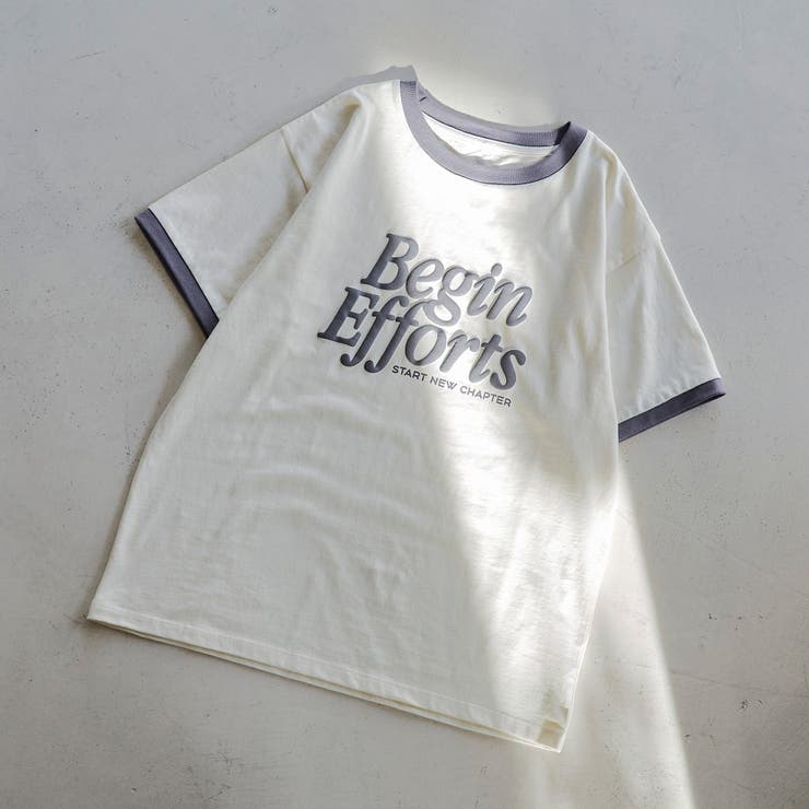 発砲ロゴ アソート プリントリンガーTシャツ | coen【women】 | 詳細画像27 