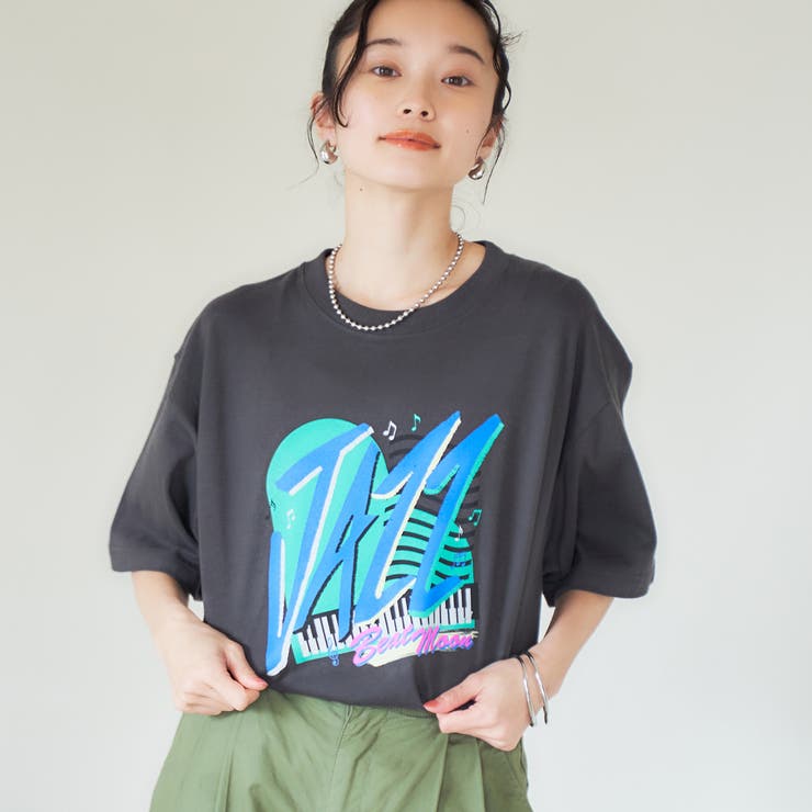 DK.GRAY | ROCK STANLEY（ロックスタンレー）別注 RADIO-Tシャツ | coen【women】