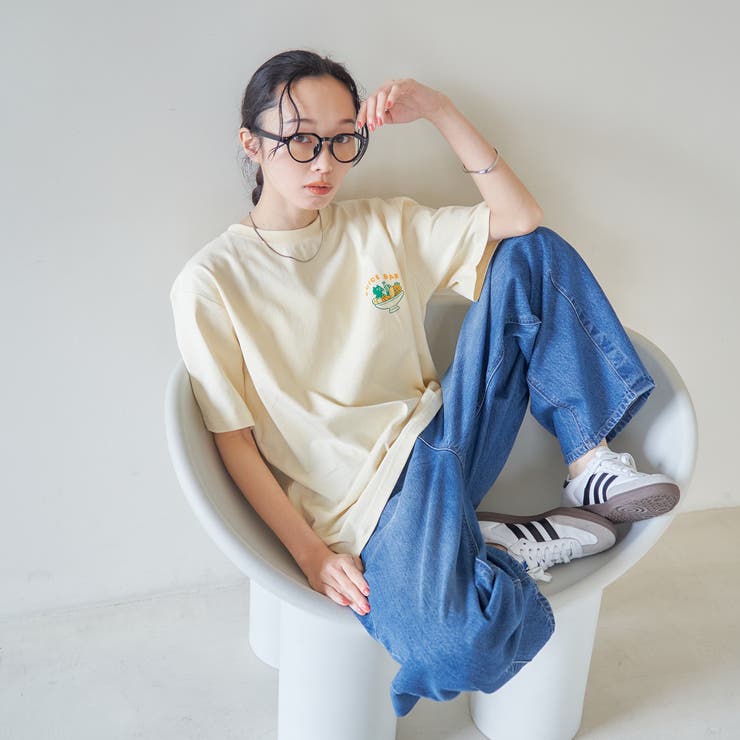 CREAM | 【Joanieコラボ】 台湾屋台プリントTシャツ | coen【women】