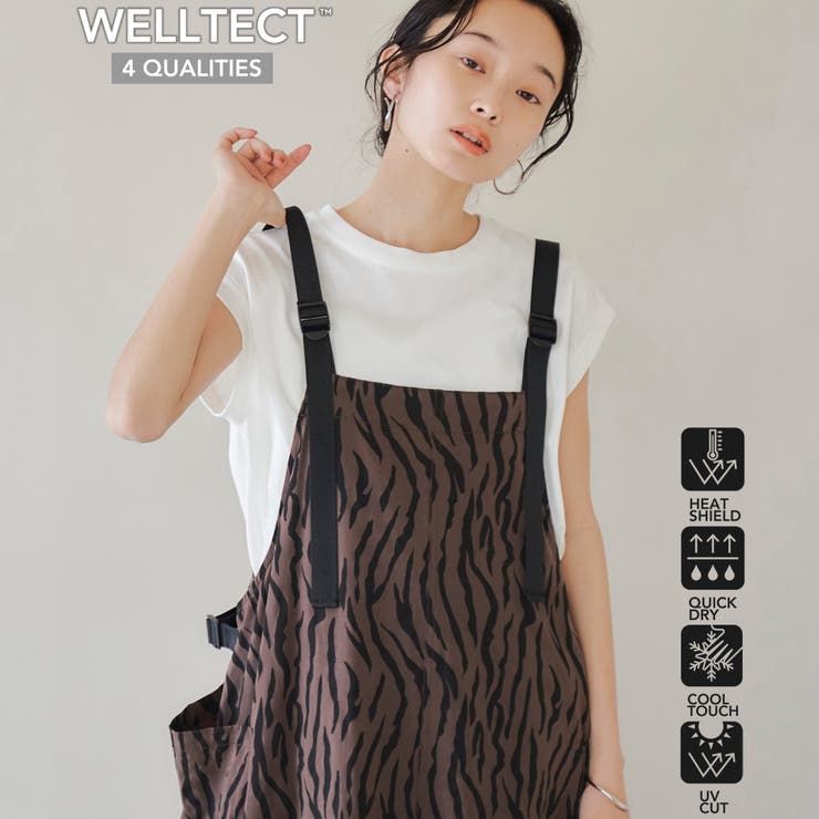 OFF WHITE | 【UVカット・接触冷感】WELLTECT USA ノースリーブTシャツ | coen【women】