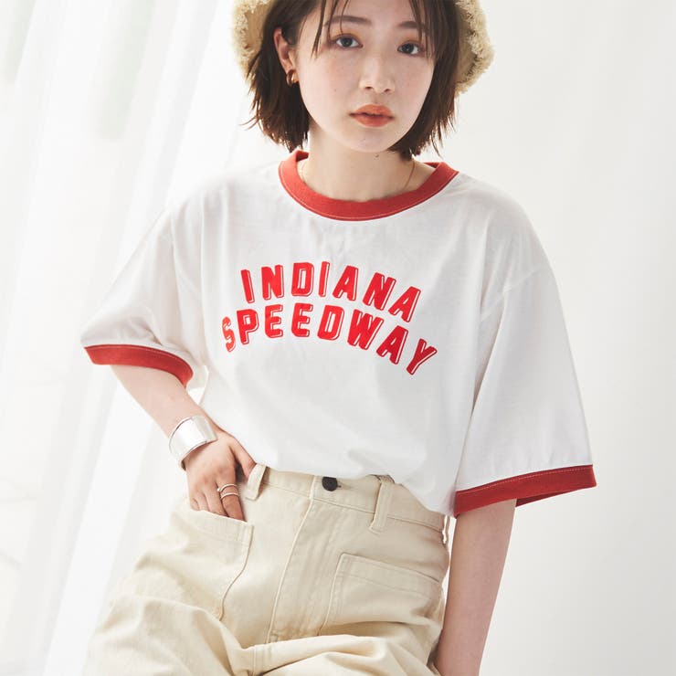 フロッキープリントリンガーtシャツ 品番 Coew Coen Outlet コーエン アウトレット のレディースファッション通販 Shoplist ショップリスト