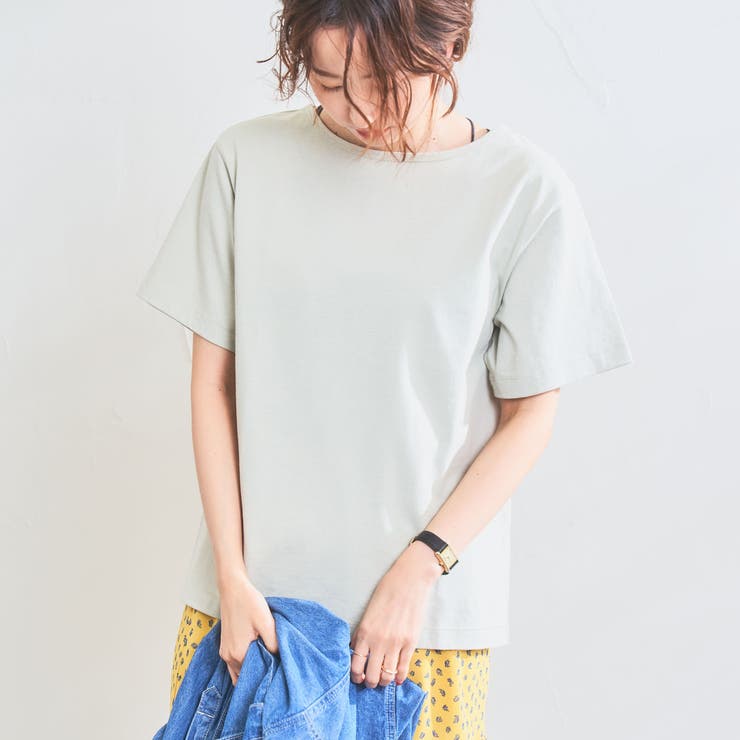 USAコットンクルーネックTシャツ[品番：COEW0003153]｜coen【women】（コーエン）のレディースファッション通販｜SHOPLIST（ショップリスト）