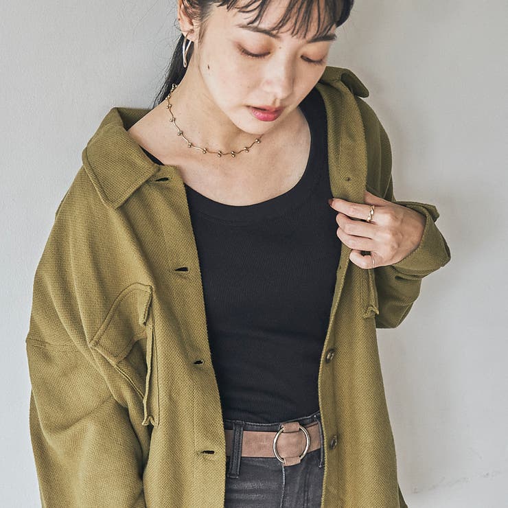 テレコノースリーブタンクトップBasic | coen【women】 | 詳細画像7 