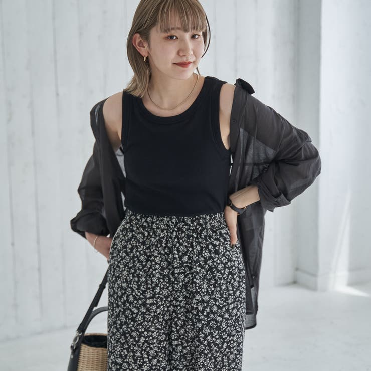 カップ付きリブタンクトップ | coen【women】 | 詳細画像13 