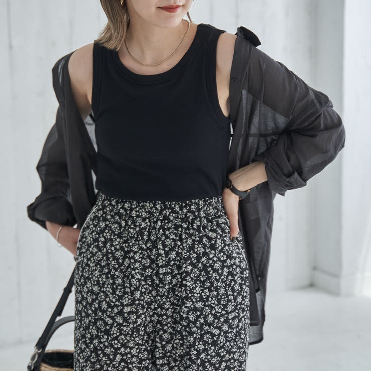 カップ付きリブタンクトップ | coen【women】 | 詳細画像19 