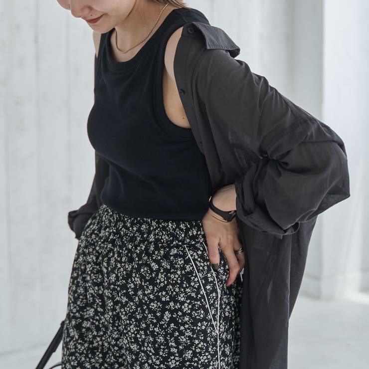 カップ付きリブタンクトップ | coen【women】 | 詳細画像20 