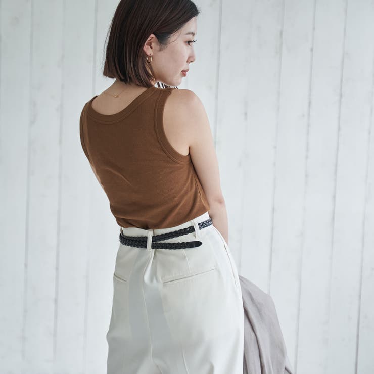 カップ付きリブタンクトップ | coen【women】 | 詳細画像23 
