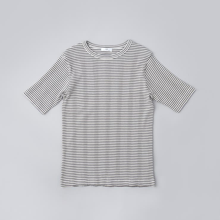 その他1 | アカラコットンマルチボーダーコンパクトTシャツ | coen【women】