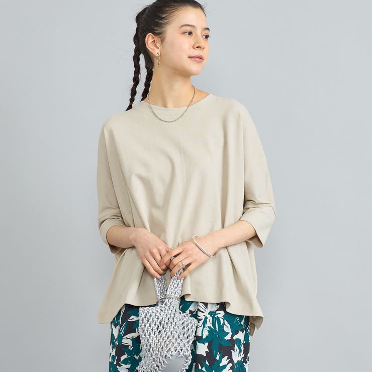 BEIGE | SARAH TWISTテントシルエットプルオーバー | coen【women】