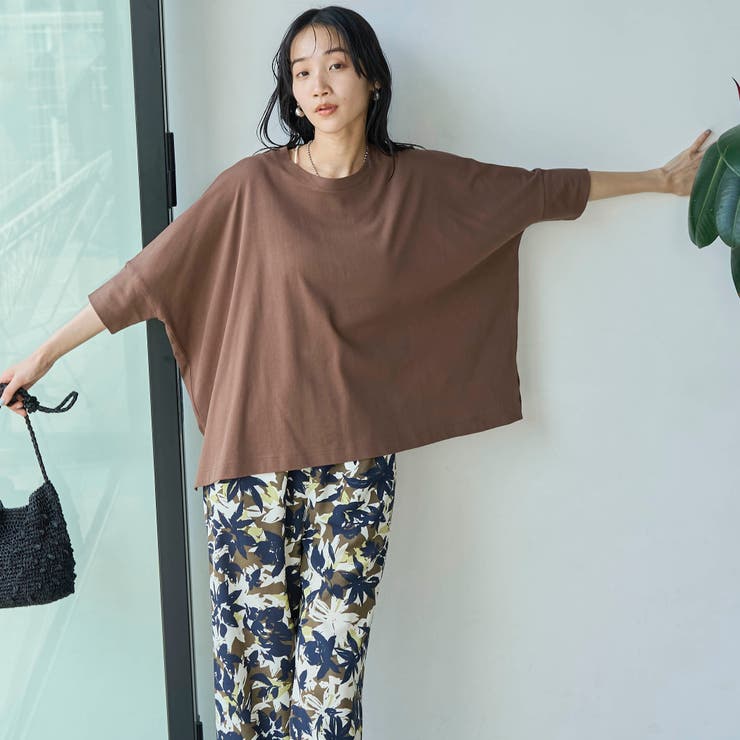 MD.BROWN | SARAH TWISTテントシルエットプルオーバー | coen【women】