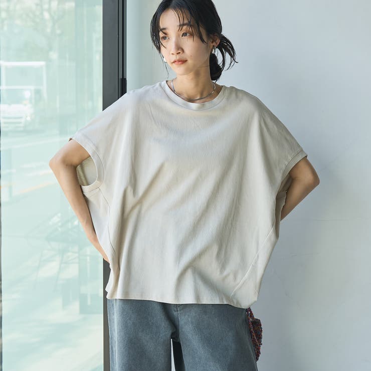 BEIGE | SARAH TWISTドルマンコクーンプルオーバー | coen【women】