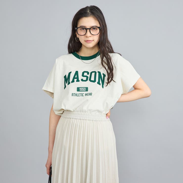 MASON（メイソン）別注フットボールロゴTシャツ[品番：COEW0005467 