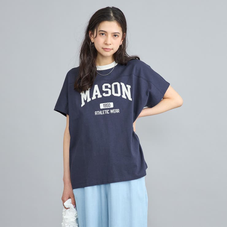 MASON（メイソン）別注フットボールロゴTシャツ[品番：COEW0005467 