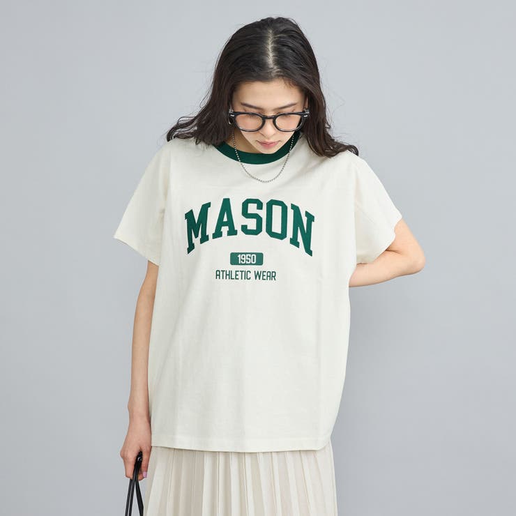MASON（メイソン）別注フットボールロゴTシャツ[品番：COEW0005467 