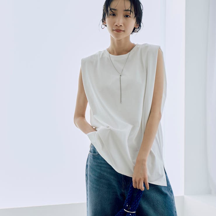 【WELLTECT】タックノースリーブカットソー | coen【women】 | 詳細画像5 