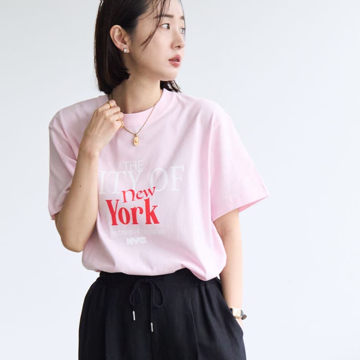 ROCK STANLEY（ロックスタンレー）別注NYCロゴプリントTシャツ[品番