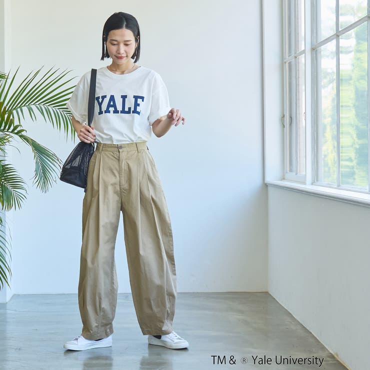 YALE別注ロゴプリントバック刺繍Tシャツ | coen【women】 | 詳細画像10 