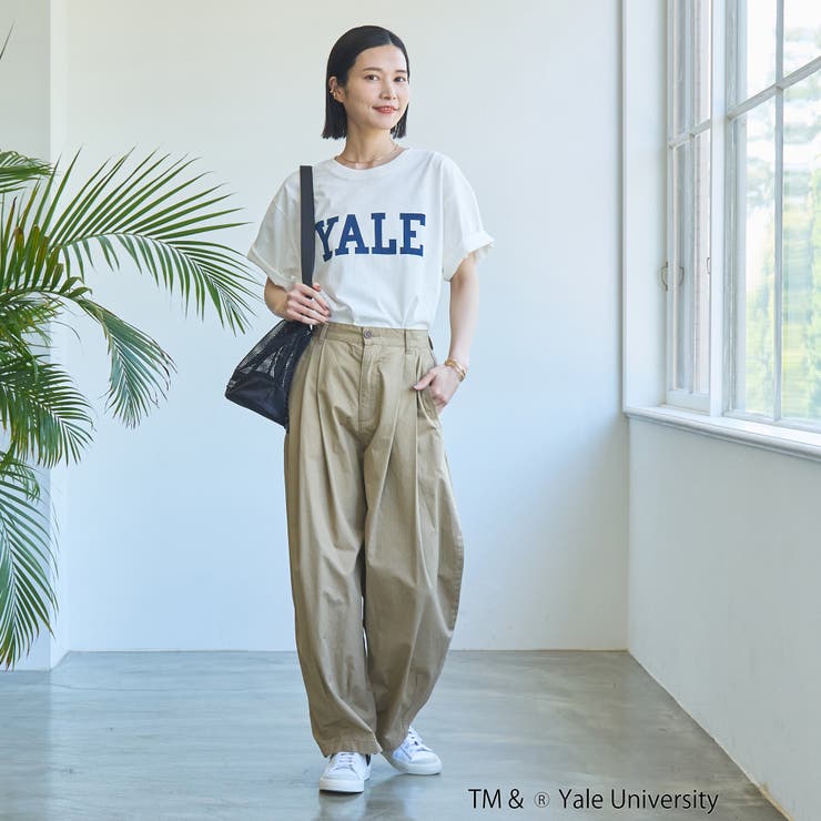 YALE別注ロゴプリントバック刺繍Tシャツ | coen【women】 | 詳細画像11 