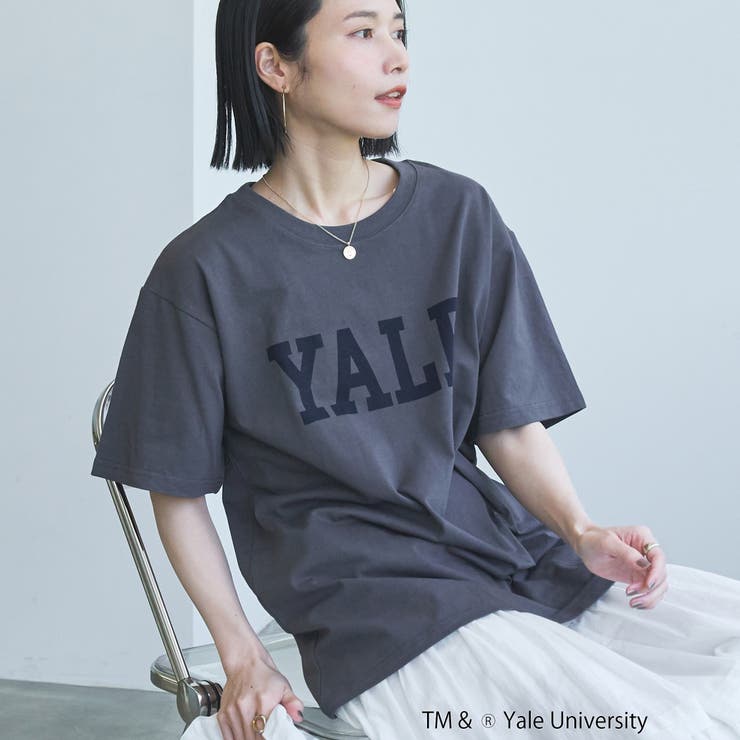 YALE別注ロゴプリントバック刺繍Tシャツ | coen【women】 | 詳細画像13 