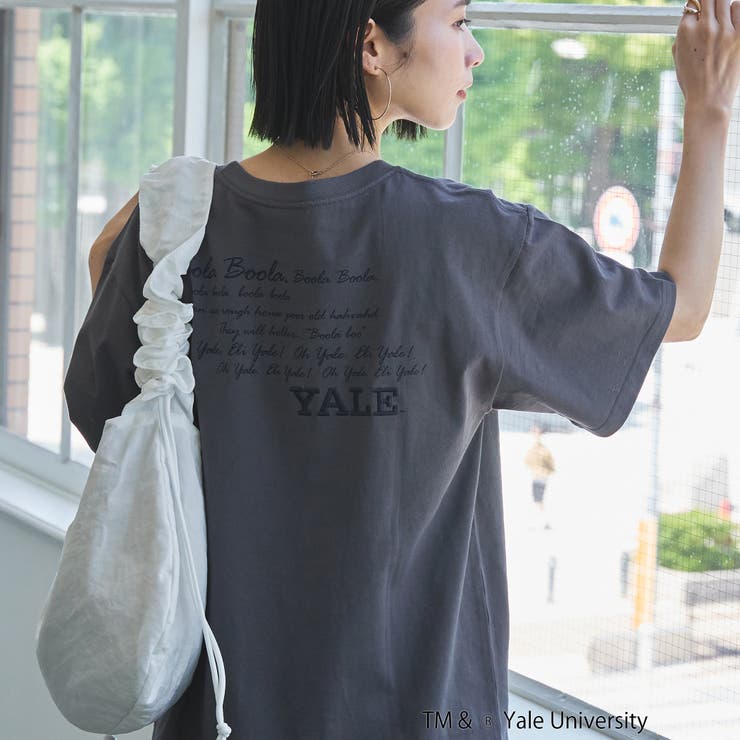YALE別注ロゴプリントバック刺繍Tシャツ | coen【women】 | 詳細画像16 