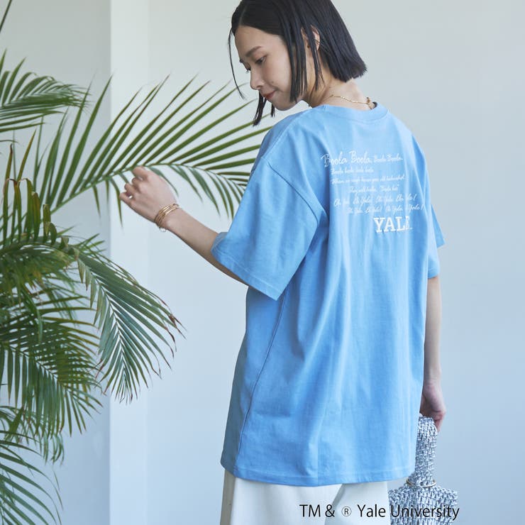 YALE別注ロゴプリントバック刺繍Tシャツ | coen【women】 | 詳細画像28 