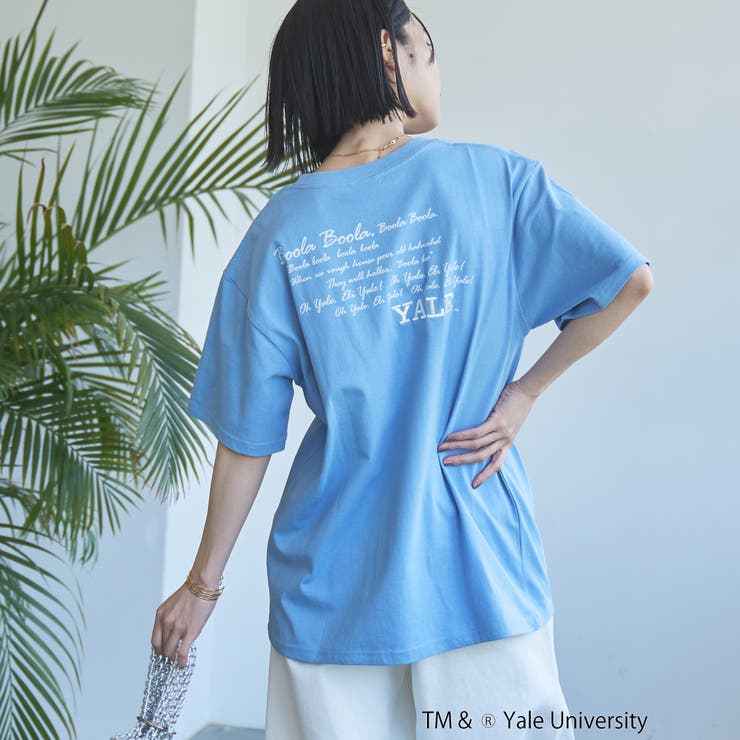 YALE別注ロゴプリントバック刺繍Tシャツ | coen【women】 | 詳細画像29 