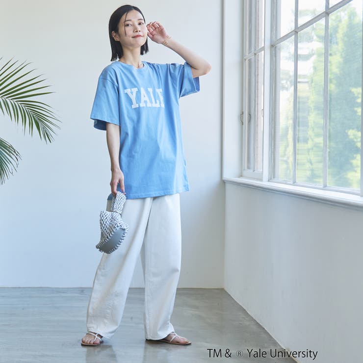 YALE別注ロゴプリントバック刺繍Tシャツ | coen【women】 | 詳細画像31 