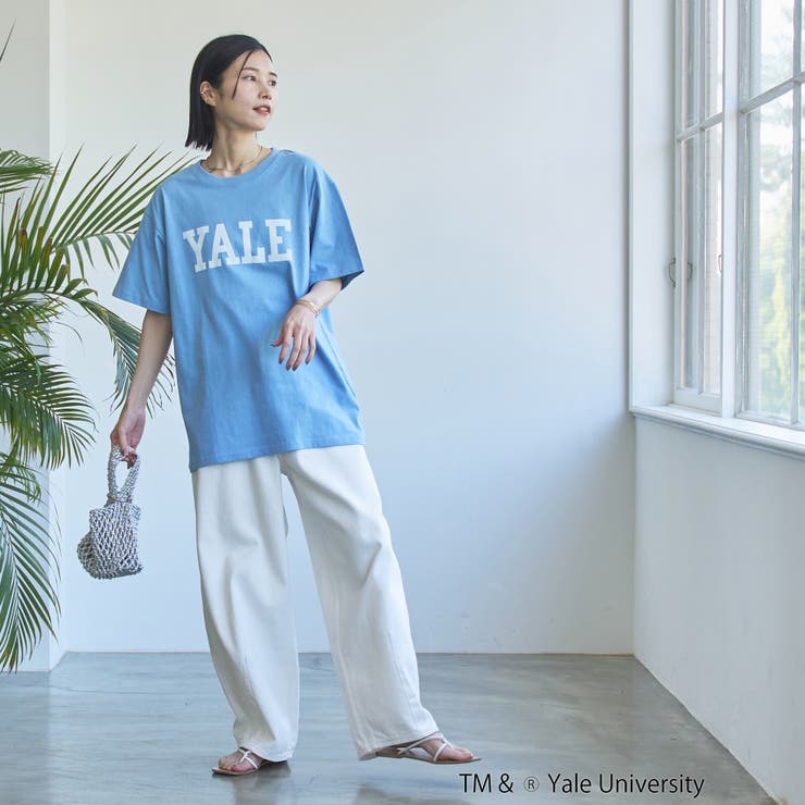 YALE別注ロゴプリントバック刺繍Tシャツ | coen【women】 | 詳細画像32 