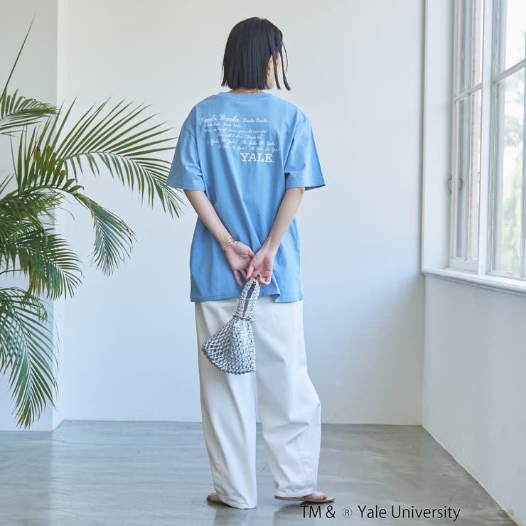 YALE別注ロゴプリントバック刺繍Tシャツ | coen【women】 | 詳細画像34 