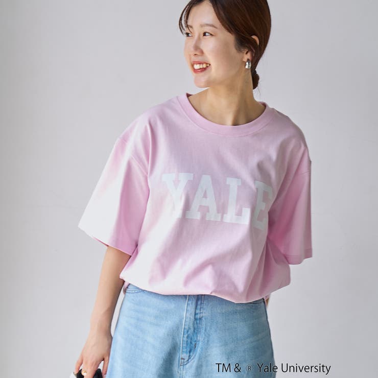 YALE別注ロゴプリントバック刺繍Tシャツ | coen【women】 | 詳細画像36 