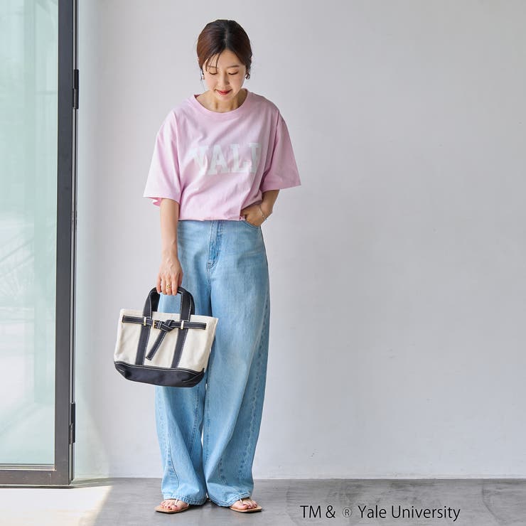 YALE別注ロゴプリントバック刺繍Tシャツ | coen【women】 | 詳細画像40 