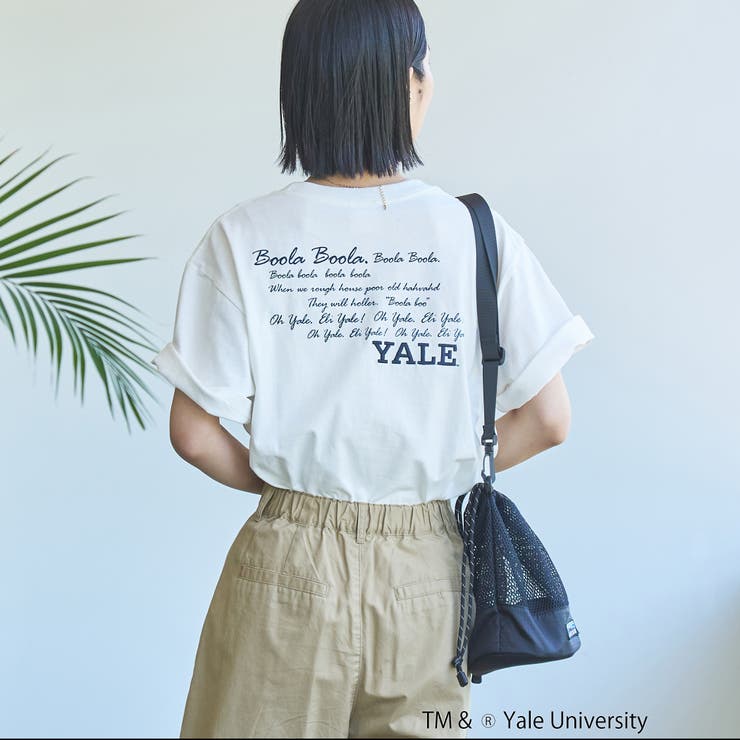 YALE別注ロゴプリントバック刺繍Tシャツ | coen【women】 | 詳細画像5 