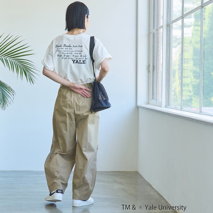 YALE別注ロゴプリントバック刺繍Tシャツ | coen【women】 | 詳細画像9 