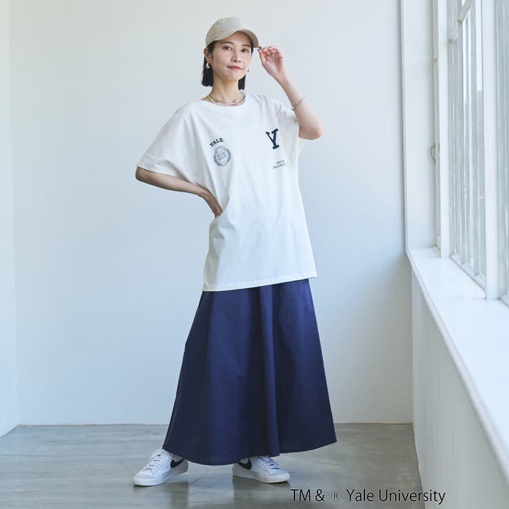YALE別注ロゴプリントビッグフットボールTシャツ | coen【women】 | 詳細画像13 
