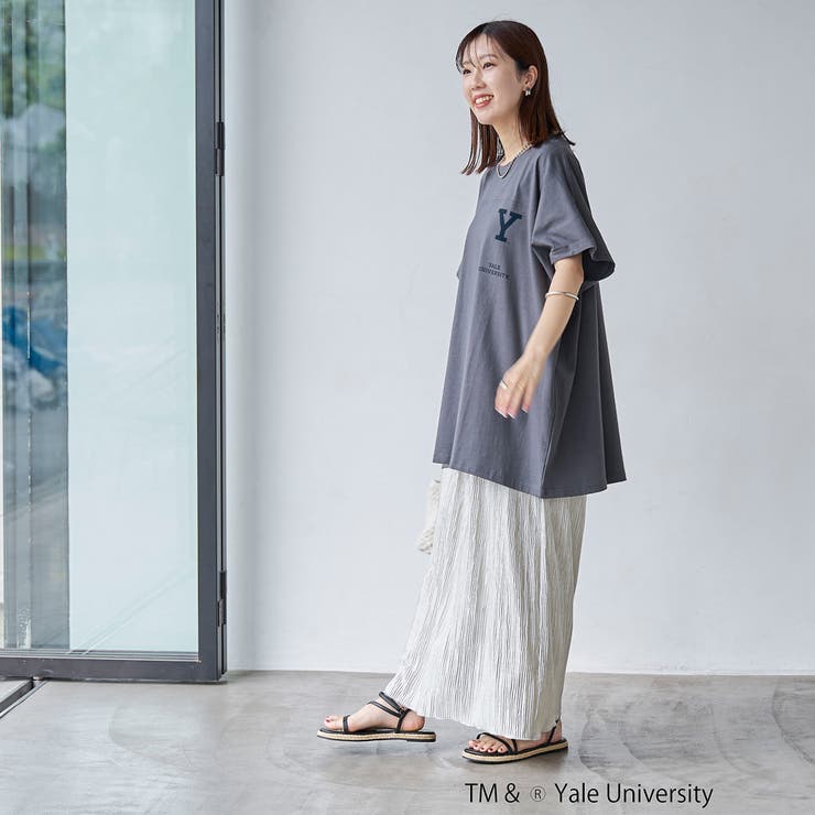 YALE別注ロゴプリントビッグフットボールTシャツ | coen【women】 | 詳細画像20 