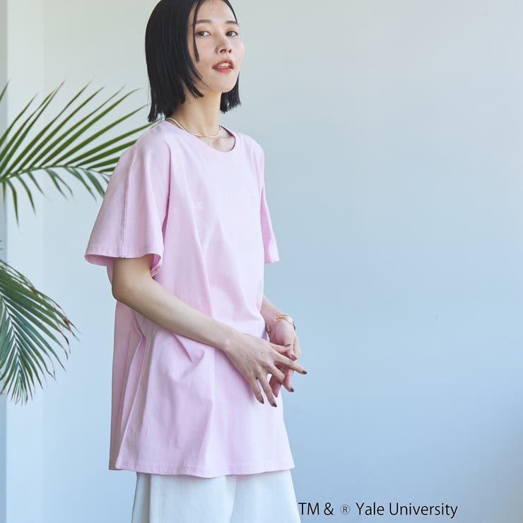 YALE別注ロゴプリントビッグフットボールTシャツ | coen【women】 | 詳細画像26 