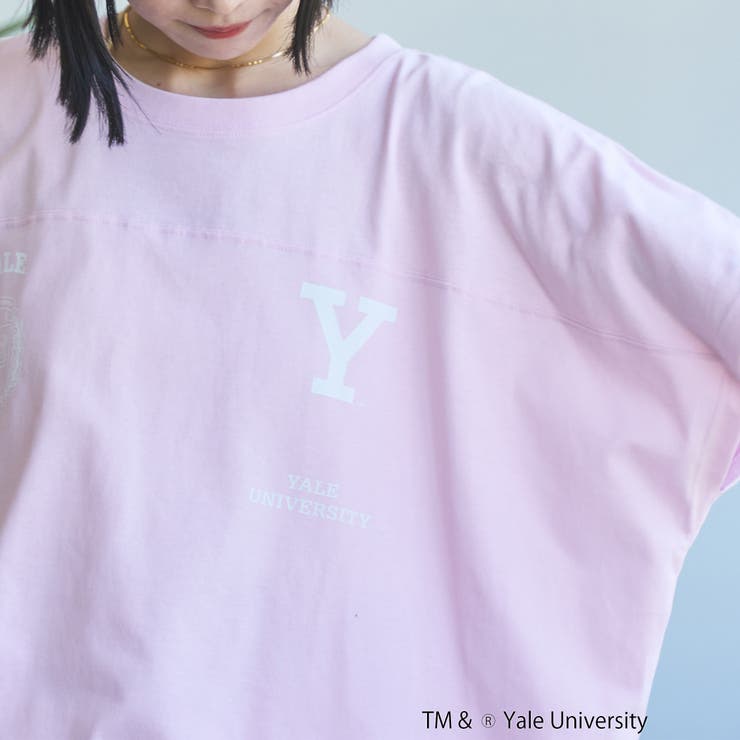 YALE別注ロゴプリントビッグフットボールTシャツ | coen【women】 | 詳細画像27 