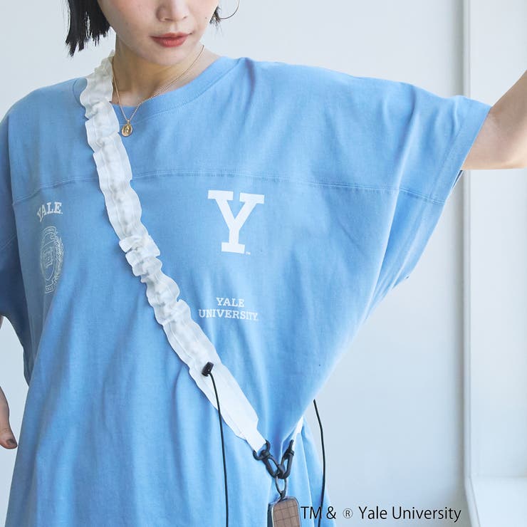 YALE別注ロゴプリントビッグフットボールTシャツ | coen【women】 | 詳細画像34 