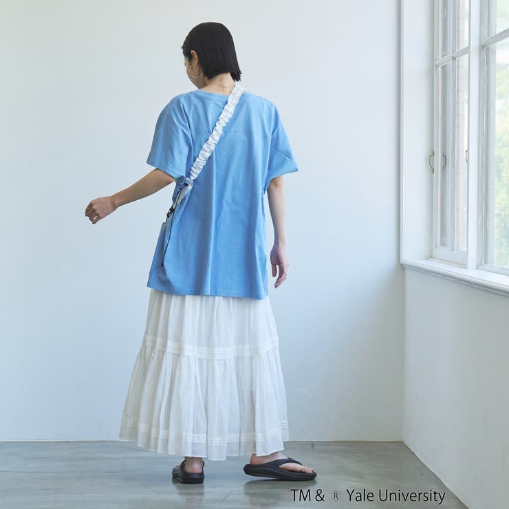 YALE別注ロゴプリントビッグフットボールTシャツ | coen【women】 | 詳細画像41 