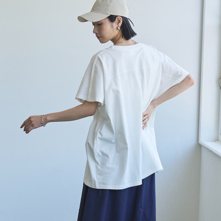 YALE別注ロゴプリントビッグフットボールTシャツ | coen【women】 | 詳細画像8 