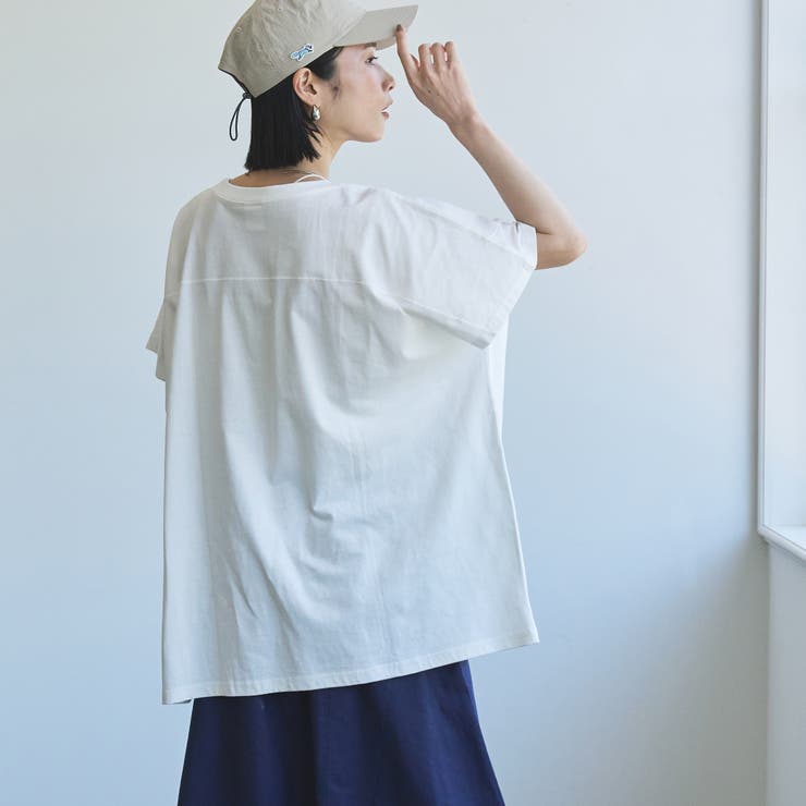 YALE別注ロゴプリントビッグフットボールTシャツ | coen【women】 | 詳細画像9 