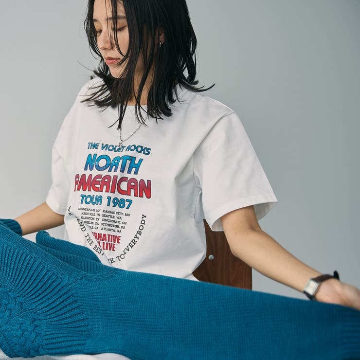 【WELLTECT】ロックツアーTシャツ | coen【women】 | 詳細画像2 