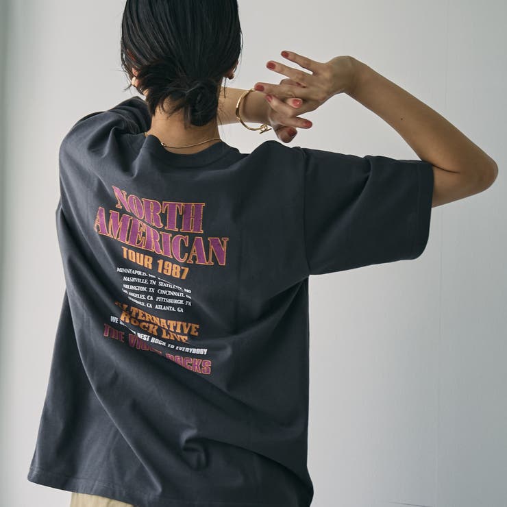 【WELLTECT】ロックツアーTシャツ | coen【women】 | 詳細画像24 