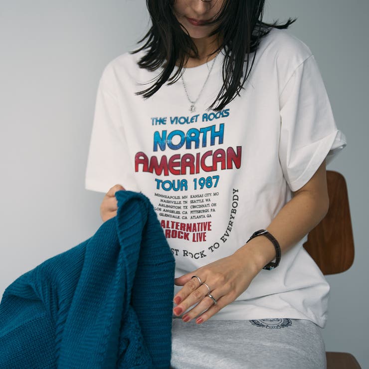【WELLTECT】ロックツアーTシャツ | coen【women】 | 詳細画像3 