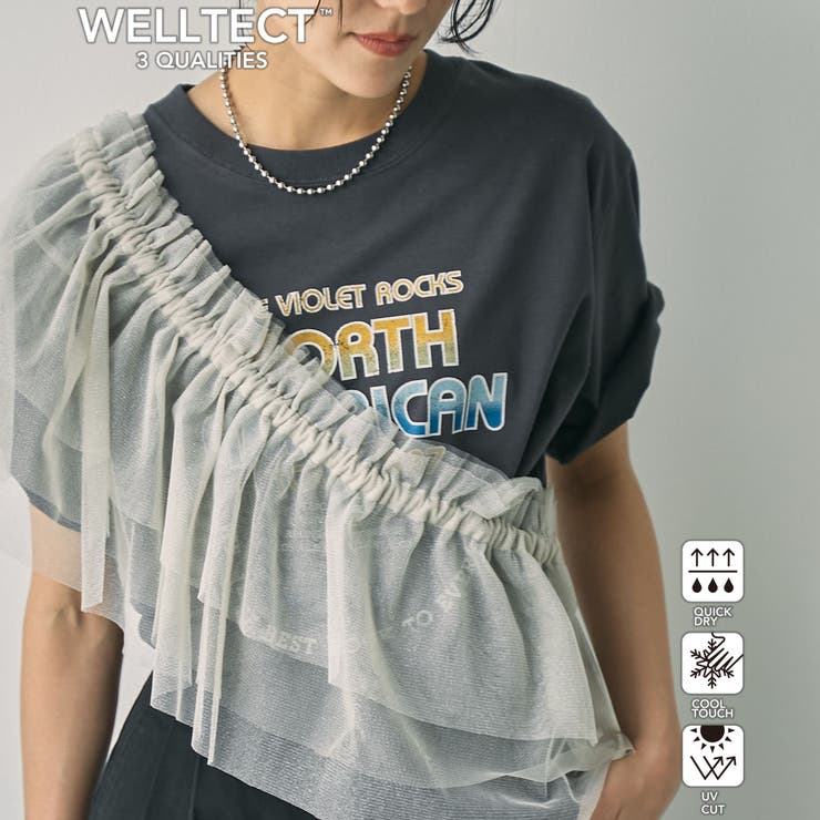 DK.GRAY | 【WELLTECT】ロックツアーTシャツ | coen【women】