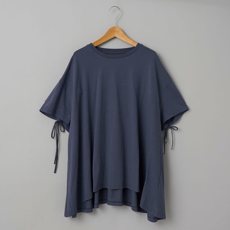 NAVY | バックドロストゆるTシャツ | coen【women】