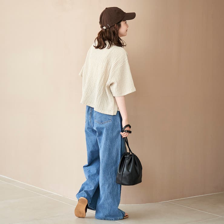 ポコポコハーフスリーブシャツ | coen【women】 | 詳細画像13 